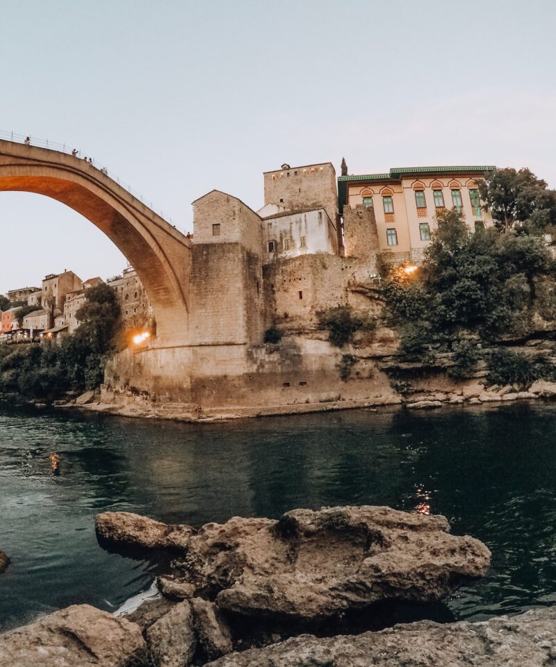 Mostar city old bridge