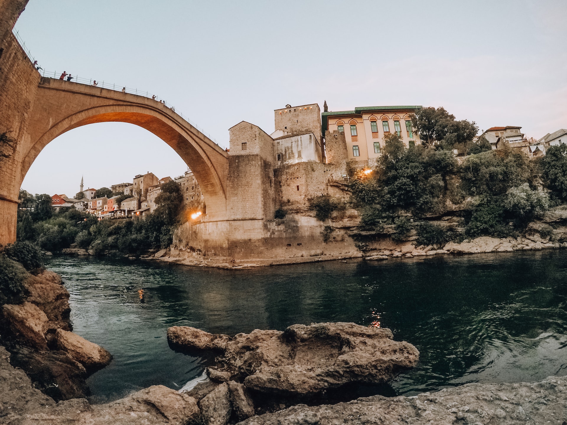 Mostar city old bridge